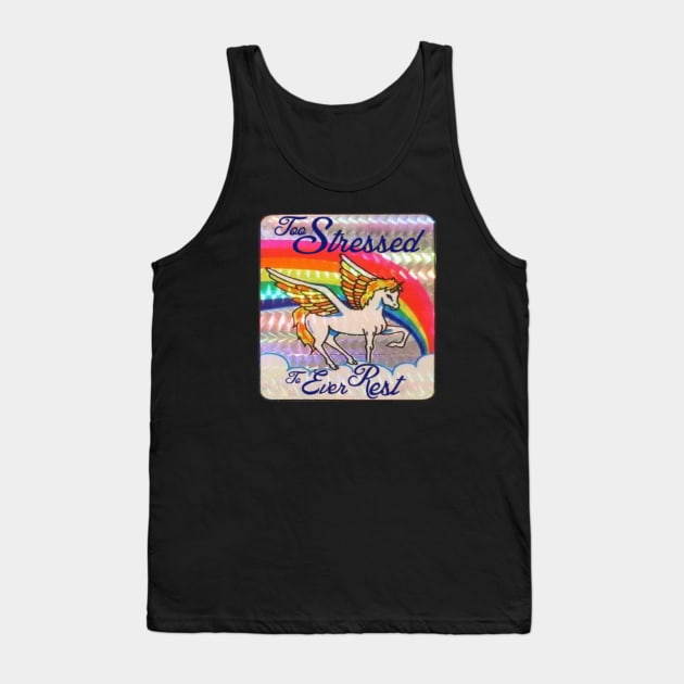 Stressed Tank Top by Bubble Punk 